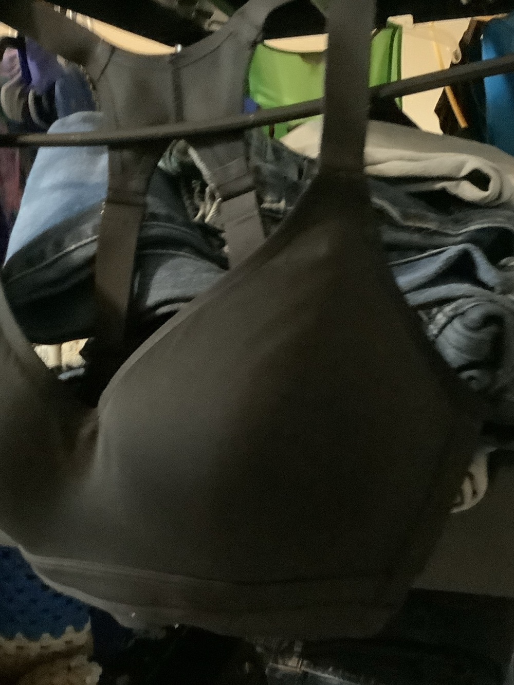 Black Racerback Wireless Bra - Women Intimates‎ - Picture 4 of 9